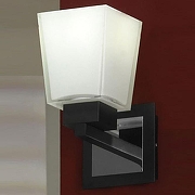 Бра Lussole Lente LSC-2501-01 цвет плафона/подвески Белый, цвет арматуры Хром, Черный-1