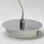 Подвесной светильник Lussole Vetere LSF-2306-01 цвет плафона/подвески Белый, цвет арматуры Хром-7