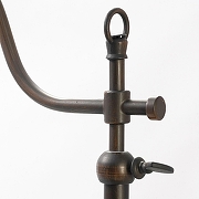 Торшер Lussole Milazzo LSL-2905-01 цвет плафона/подвески Белый, цвет арматуры Коричневый-5