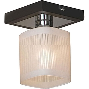 Светильник на штанге Lussole Costanzo LSL-9007-01 цвет плафона/подвески Белый, цвет арматуры Коричневый, Хром