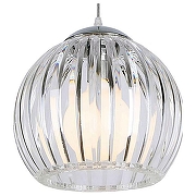 Подвесной светильник LGO Hockessin LSP-0159 цвет плафона/подвески Прозрачный, цвет арматуры Хром