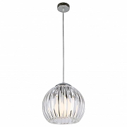 Подвесной светильник LGO Hockessin LSP-0159 цвет плафона/подвески Прозрачный, цвет арматуры Хром-1