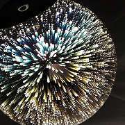 Подвесной светильник LGO Ammon LSP-0197 цвет плафона/подвески Разноцветный, цвет арматуры Хром-2