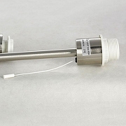 Торшер с подсветкой Lussole Tallapoosa LSP-0610 цвет плафона/подвески Белый, цвет арматуры Никель-1