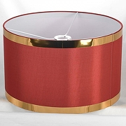 Торшер Lussole Randolph LSP-0618 цвет плафона/подвески Красный, цвет арматуры Бронза-1