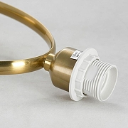 Настольная лампа Lussole Randolph LSP-0619 цвет плафона/подвески Белый, цвет арматуры Бронза-1