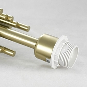 Настольная лампа Lussole Randolph LSP-0621 цвет плафона/подвески Белый, цвет арматуры Бронза-1