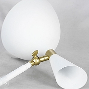 Торшер Lussole LSP-062 LSP-0625 цвет плафона/подвески Белый, цвет арматуры Белый-2