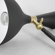 Торшер Lussole LSP-062 LSP-0626 цвет плафона/подвески Черный, цвет арматуры Черный-2