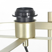 Торшер с полкой Lussole Seattle LSP-0631 цвет плафона/подвески Черный, цвет арматуры Золото-4