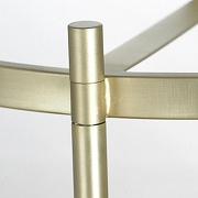 Торшер с полкой Lussole Seattle LSP-0631 цвет плафона/подвески Черный, цвет арматуры Золото-6