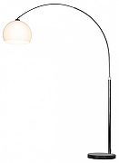 Торшер Lussole Marble LSP-0639 цвет плафона/подвески Белый, цвет арматуры Хром, Черный