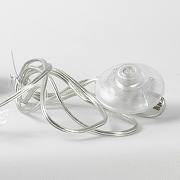 Торшер Lussole Floyd LSP-0648 цвет плафона/подвески Прозрачный, цвет арматуры Хром-6