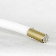 Торшер Lussole River LSP-0651 цвет плафона/подвески Белый, цвет арматуры Золото-1