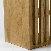 Торшер с полкой Lussole Prairie LSP-0653 цвет плафона/подвески Белый, цвет арматуры Коричневый-4