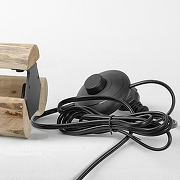 Торшер Lussole Prairie LSP-0658 цвет плафона/подвески Черный, цвет арматуры Коричневый, Черный-4