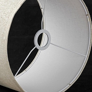 Торшер Lussole Hendry LSP-0660 цвет плафона/подвески Бежевый, цвет арматуры Белый, Никель-2