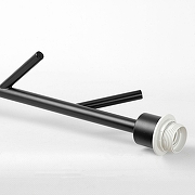 Торшер Lussole Escambia LSP-0662 цвет плафона/подвески Белый, цвет арматуры Черный-5