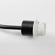 Торшер Lussole Escambia LSP-0663 цвет плафона/подвески Белый, цвет арматуры Черный-7