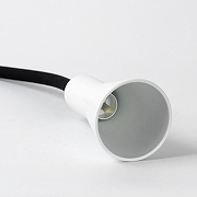 Настольная лампа офисная Lussole Escambia LSP-0717 цвет плафона/подвески Белый, цвет арматуры Черный-1