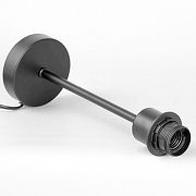 Настольная лампа Lussole LSP-082 LSP-0823 цвет плафона/подвески Черный, цвет арматуры Черный-1