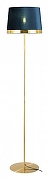 Торшер LGO LSP-0830 цвет плафона/подвески Синий, цвет арматуры Золото