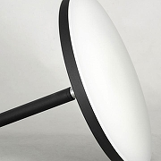 Торшер Lussole Carmel LSP-0901 цвет плафона/подвески Белый, Черный, цвет арматуры Черный-1