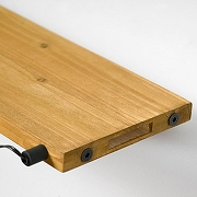 Торшер Lussole Modesto LSP-0905 цвет плафона/подвески Белый, Черный, цвет арматуры Коричневый, Черный-3