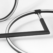 Торшер Lussole Murrieta LSP-0911 цвет плафона/подвески Белый, Черный, цвет арматуры Черный-1