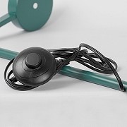 Торшер Lussole Boise LSP-0917 цвет плафона/подвески Зеленый, цвет арматуры Белый, Зеленый-6