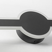 Бра Lussole Bridgeport LSP-0924 цвет плафона/подвески Белый, Черный, цвет арматуры Черный-3