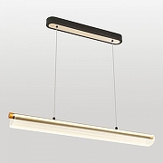 Подвесной светильник Lussole Bradford LSP-0925 цвет плафона/подвески Прозрачный, цвет арматуры Бронза, Черный-1