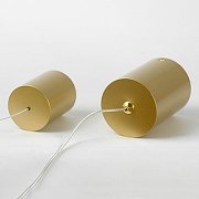 Светильник на растяжке Lussole Gilmer LSP-0931 цвет плафона/подвески Белый, Золото, цвет арматуры Золото-3