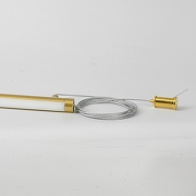 Подвесной светильник Lussole Gilmer LSP-0933 цвет плафона/подвески Белый, Золото, цвет арматуры Золото-2