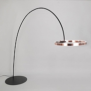 Торшер Lussole Shoe LSP-0937 цвет плафона/подвески Медь, цвет арматуры Черный-2