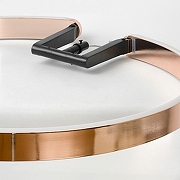 Торшер Lussole Shoe LSP-0937 цвет плафона/подвески Медь, цвет арматуры Черный-3