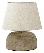 Настольная лампа Lussole MIDLAND LSP-0940 цвет плафона/подвески Белый, цвет арматуры Коричневый