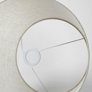 Настольная лампа Lussole MIDLAND LSP-0940 цвет плафона/подвески Белый, цвет арматуры Коричневый-2