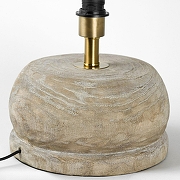 Настольная лампа Lussole MIDLAND LSP-0941 цвет плафона/подвески Серый, цвет арматуры Коричневый-3