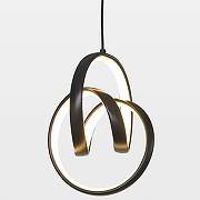 Подвесной светильник Lussole Aberdeen LSP-7007 цвет плафона/подвески Белый, Черный, цвет арматуры Черный