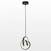 Подвесной светильник Lussole Aberdeen LSP-7007 цвет плафона/подвески Белый, Черный, цвет арматуры Черный-1