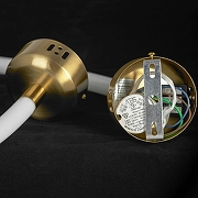 Подвесной светильник Lussole LSP-701 LSP-7010 цвет плафона/подвески Белый, цвет арматуры Бронза-1