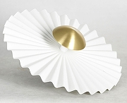 Накладной светильник Lussole LSP-7 LSP-7017 цвет плафона/подвески Белый, цвет арматуры Золото-1