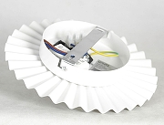 Накладной светильник Lussole LSP-7 LSP-7017 цвет плафона/подвески Белый, цвет арматуры Золото-2