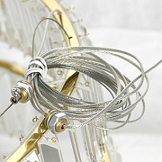 Подвесной светильник Lussole Centennial LSP-7024 цвет плафона/подвески Прозрачный, цвет арматуры Золото-3