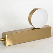 Бра Lussole Bridgeport LSP-7045 цвет плафона/подвески Белый, Бронза, цвет арматуры Бронза-1