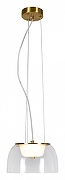 Подвесной светильник Lussole Dearborn LSP-7061 цвет плафона/подвески Прозрачный, цвет арматуры Бронза-1