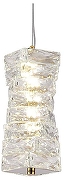 Подвесной светильник Lussole Enterprise LSP-7064 цвет плафона/подвески Прозрачный, цвет арматуры Золото
