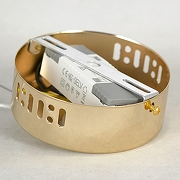 Подвесной светильник Lussole Enterprise LSP-7064 цвет плафона/подвески Прозрачный, цвет арматуры Золото-5