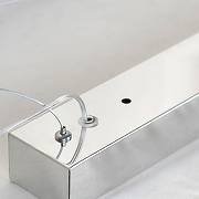 Подвесной светильник Lussole Enterprise LSP-7067 цвет плафона/подвески Прозрачный, цвет арматуры Хром-3